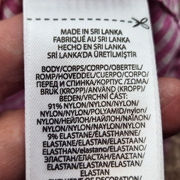 Ralph Lauren Performance Mens 2XLT Pink Gingham Short Sleeve Button Down Shirt - Picture 7 of 7